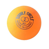 DOUBLE CIRCLE 3-Star 40+ TABLE TENNIS BALLS (6-PACK, ORANGE)