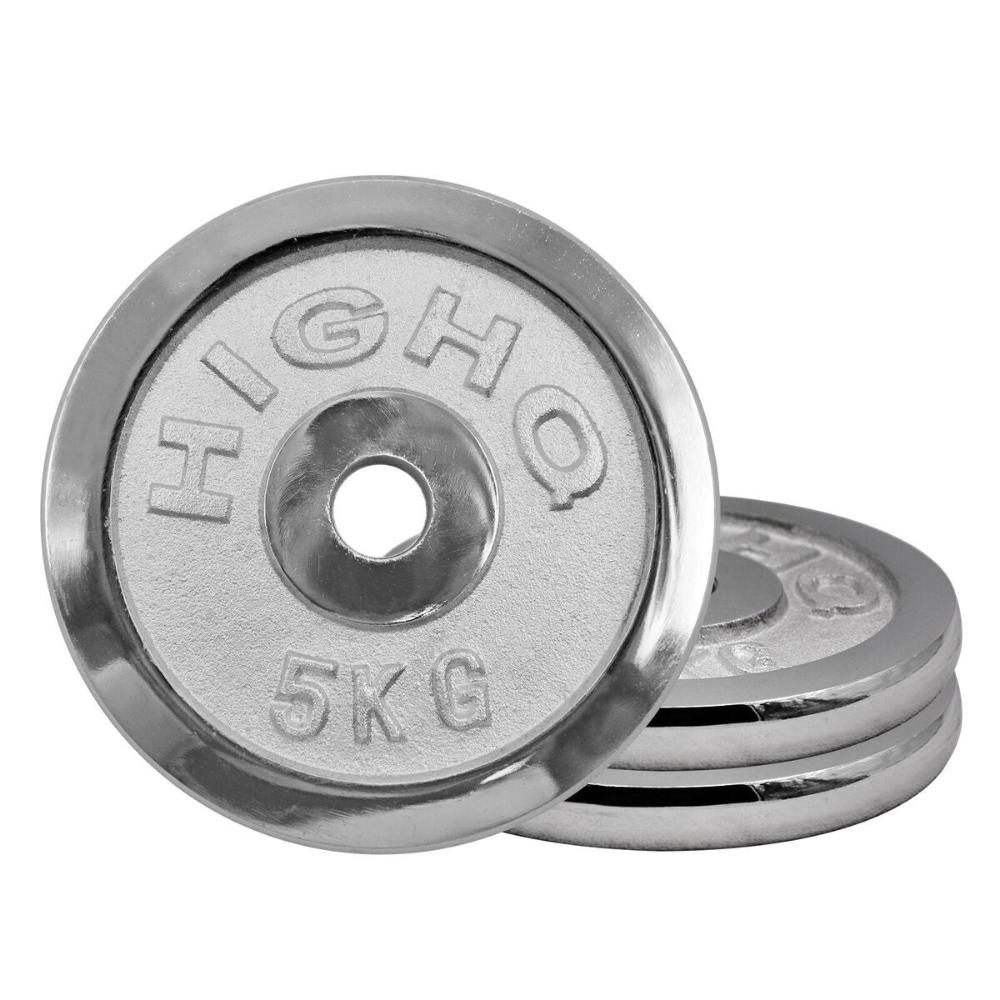 GYM WEIGHTLIFTING STAINLESS STEEL PLATES 2 KG