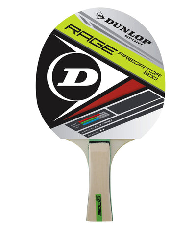 Dunlop Rage Predator 300 Table Tennis Bat 10inch