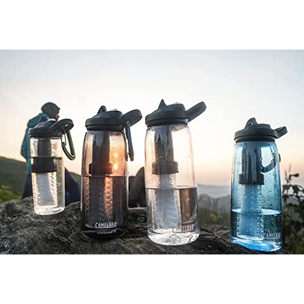 CamelBak Eddy+ Water Filter Water Bottle by LifeStraw ,Tritan Renew