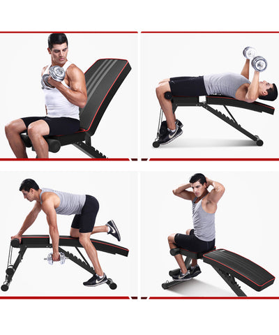 DDS Adjustable Dumbbell Sit Up Weight Bench for Body Workout