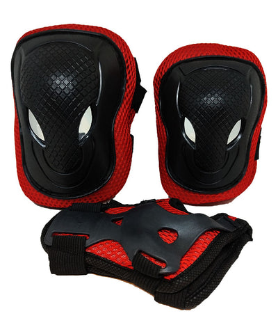 Kids Skate Pads Set Knee Pads Elbow Pads Wrist Pads 6Pcs Adjustable Skateboard Pads Protective Gear Kit for Cycling
